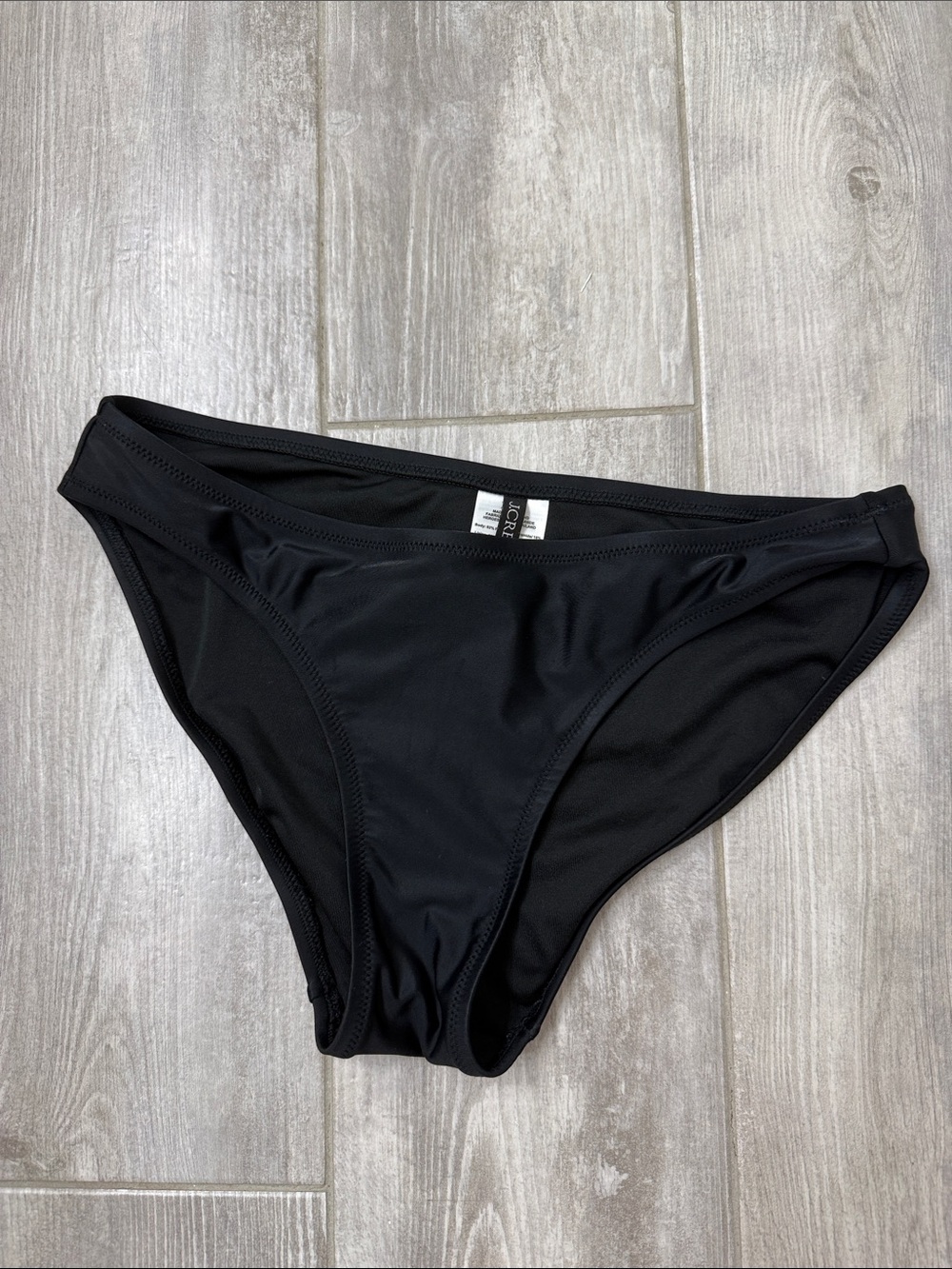 J. Crew PERFECT coverage Black Bikini Bottom NWOT